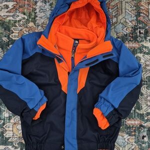 The North Face Kids Jacket - Blue and Orange